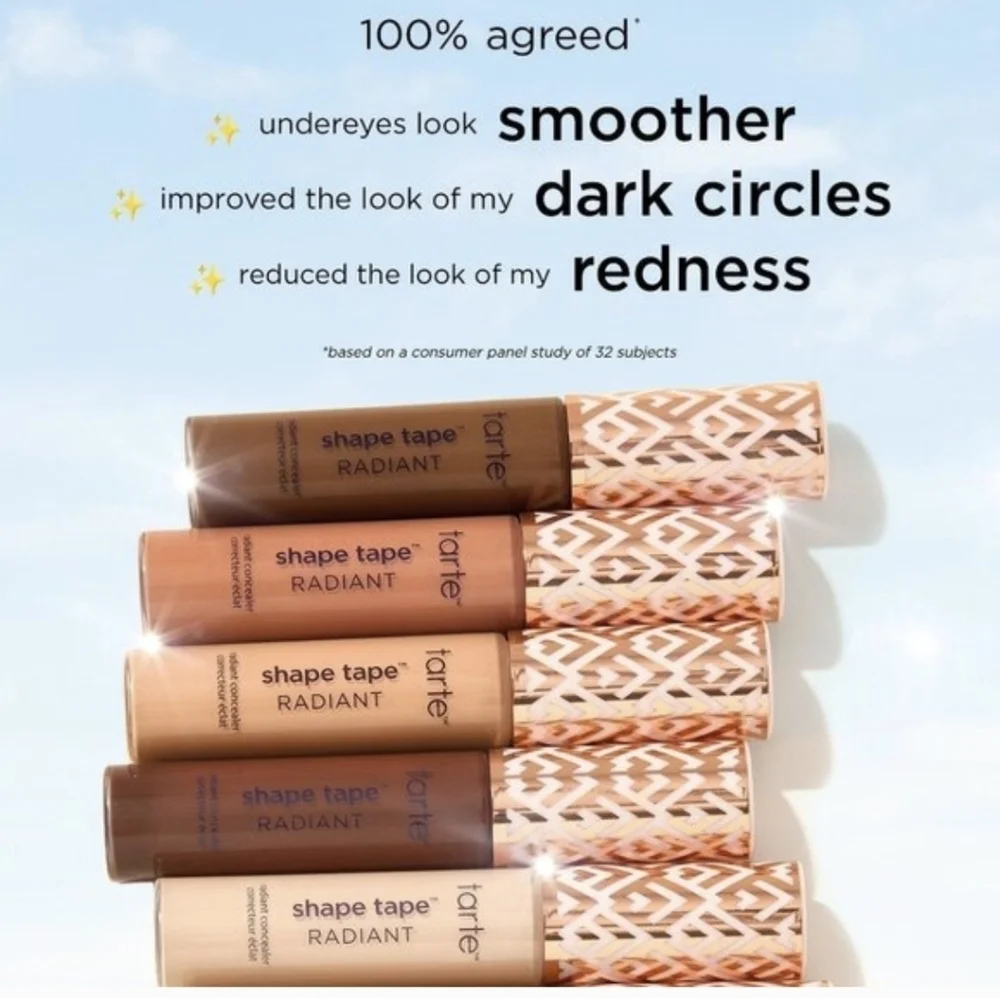 MINI Tarte Shape Tape Radiant Concealer: 27S Light-Medium Sand